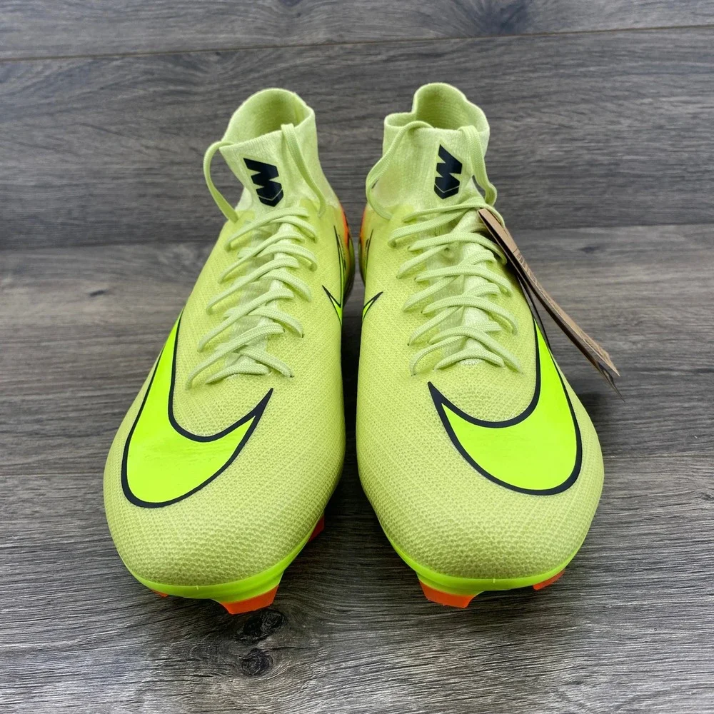 Nike Mercurial Superfly 10 PRO  MG Mens 10 Volt Yellow Soccer Cleats HF9433-300